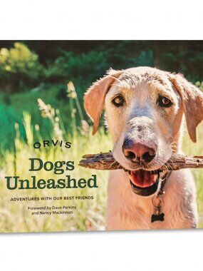Orvis Dogs Unleashed Coffee Table Book - Yellow Lab Cover - Dog Lover Decor - Ex